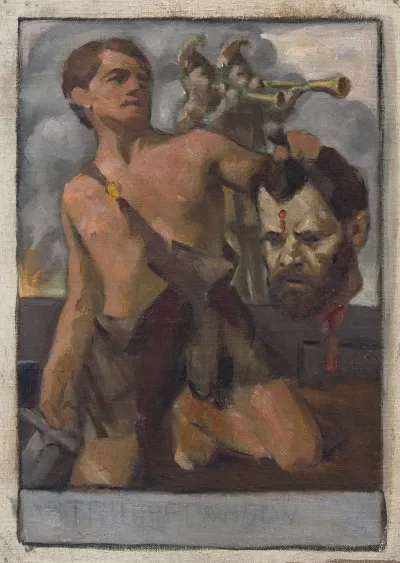 Study Of Composition With Biblical Scene