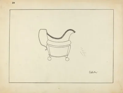Study Of Cream Pitcher