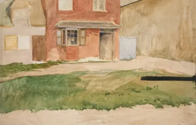 Study Of Exterior Of A Red Brick Building