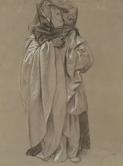 Study Of Ezekiel For Frieze Of Prophets