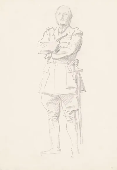 Study Of General Louis Botha For General Officers Of World War I