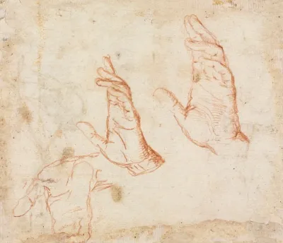 Study Of Hands Verso
