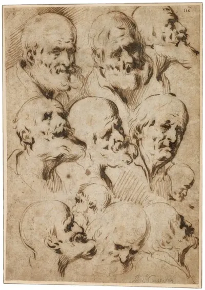 Study Of Heads Of Apostles