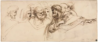 Study Of Heads Recto