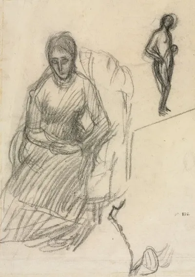 Study Of Madame Marie Cantacuzene Study Of Standing Female Nude