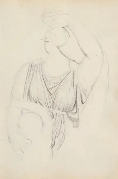 Study Of Niobe And Her Youngest Daughter From The Right Niobid Group Villa Medici Gardens Rome