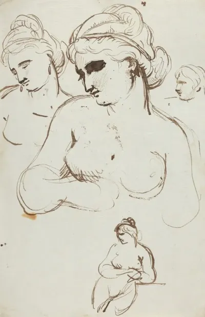 Study Of Nude Female