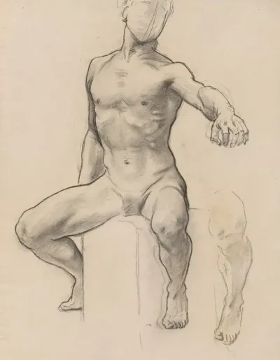 Study Of Perseus For Perseus On Pegasus Slaying Medusa