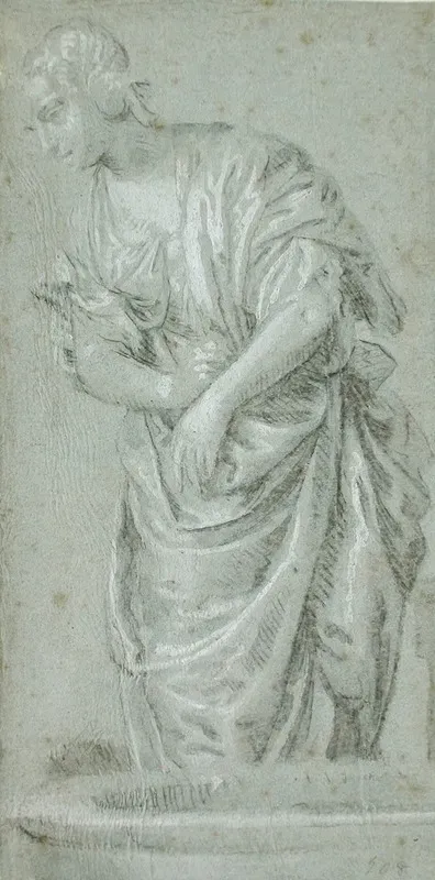 Study Of Rebecca At The Well