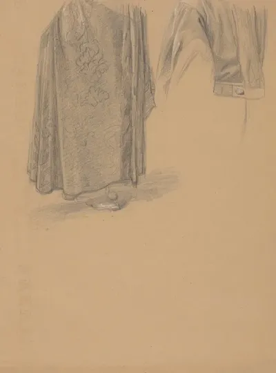 Study Of Robes Of Jasko Of Teczyn For The Painting Queens Jadwigas Oath