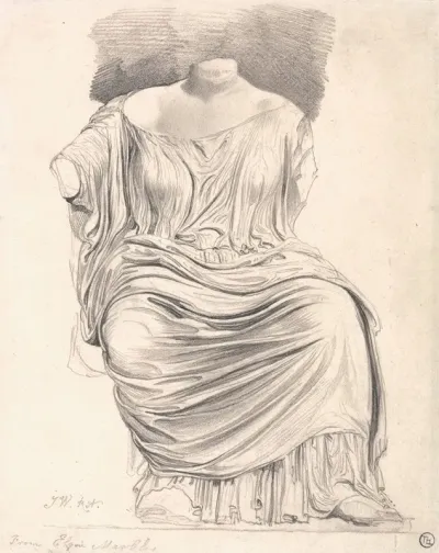 Study Of Sculpture From The Elgin Marbles