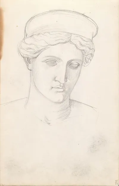 Study Of Sculpture Head 2