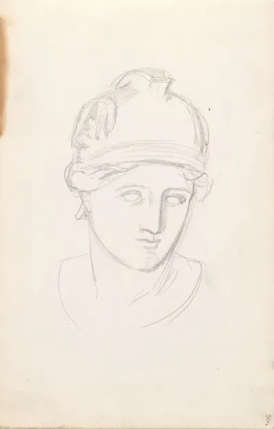 Study Of Sculpture Head