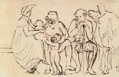 Study Of Seated Figures
