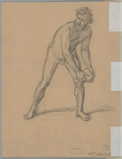 Study Of St Matthias His Assailant To The Painting Martyrdom Of St Matthias