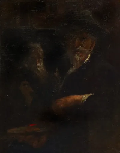 Study Of The Artist At Work