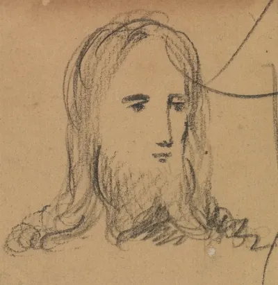 Study Of The Face Of Jesus