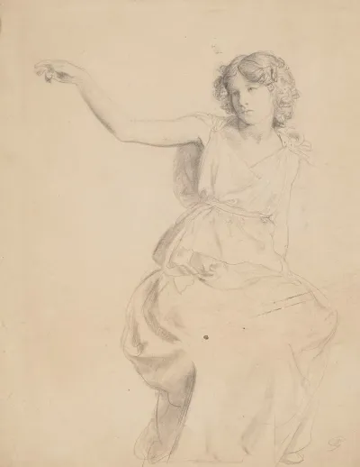 Study Of The Figure Of A Girl