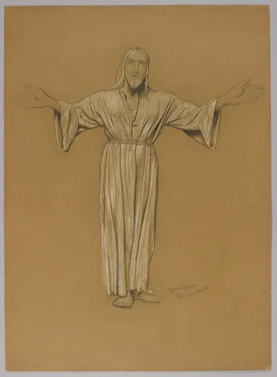 Study Of The Figure Of Christ 2