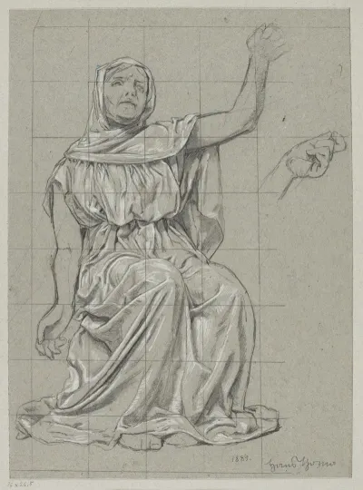 Study Of The Figure Of One Of The Norns