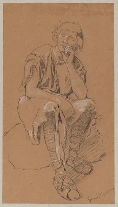 Study Of The Figure Of Siegfried