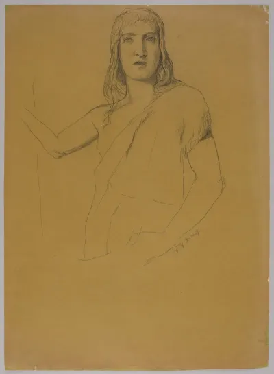 Study Of The Figure Of St John The Baptist 2