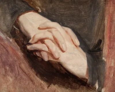 Study Of The Hands Of Sigismund Augustus For The Painting Death Of Barbara Radziwill