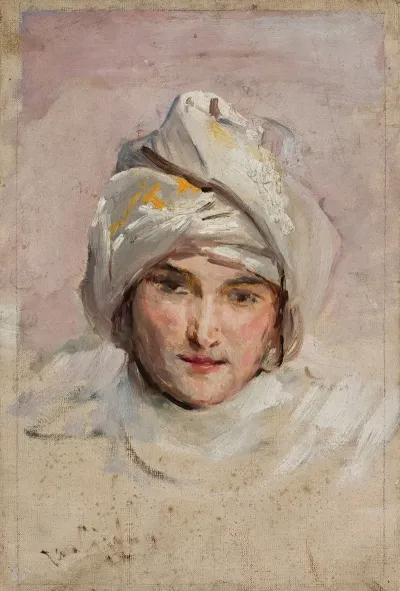 Study Of The Head For The Painting Symbolic Dance 2