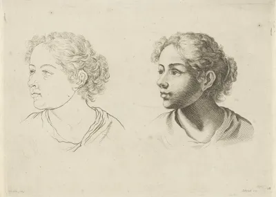 Study Of The Head Of A Young Woman