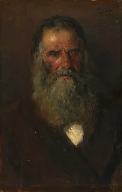 Study Of The Head Of An Old Man