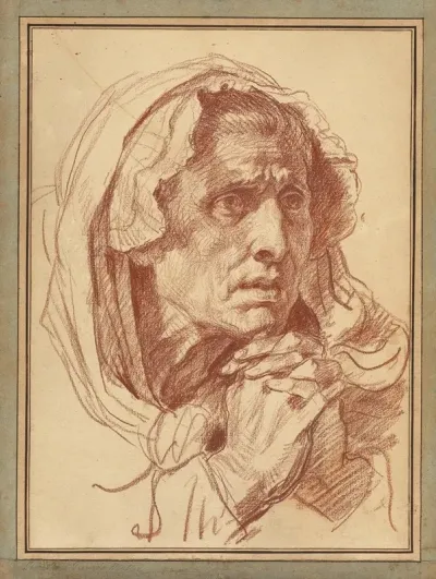 Study Of The Head Of An Old Woman