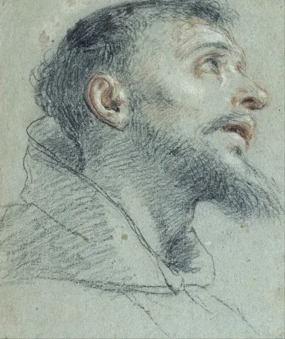 Study Of The Head Of Saint Francis