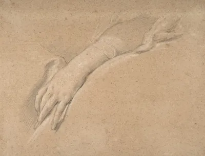 Study Of The Left Hand Of Mme De Pompadour