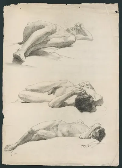 Study Of The Male Nude 2