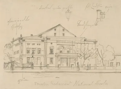 Study Of The Nationaltheater Berlin