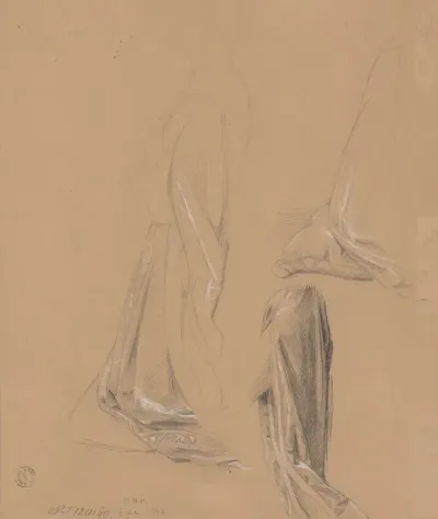 Study Of The Queen Figure For The Painting Queen Jadwigas Oath