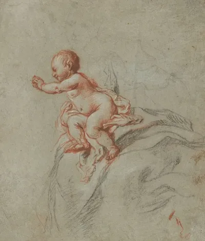 Study Of The Virgin And Child