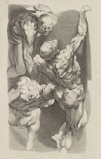Study Of Three Naked Men