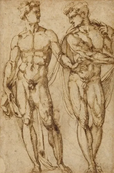 Study Of Two Men