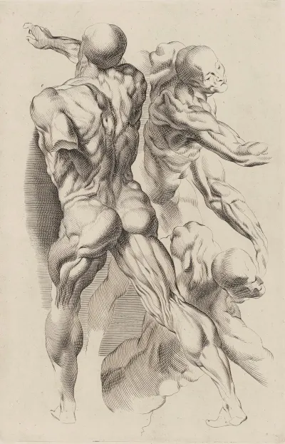 Study Of Two Naked Men