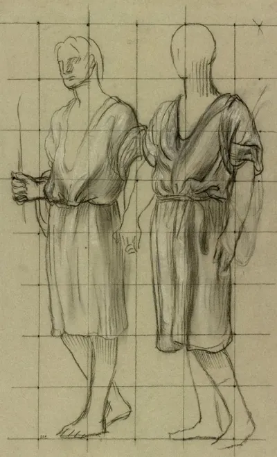 Study Of Two Standing Figures