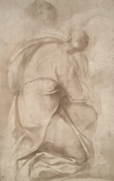 Study Of Two Women Perhaps For The Miracle Of Giovanna Marone In The Milan Duomo
