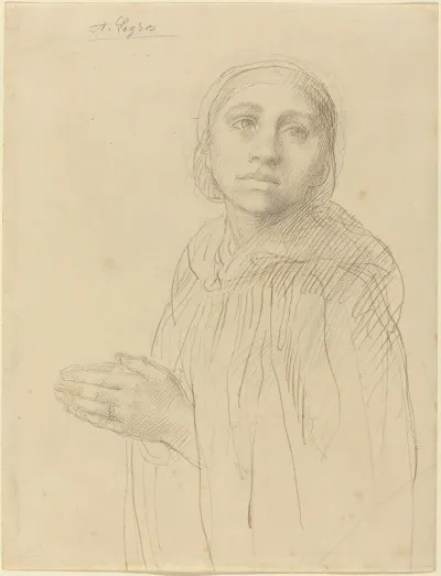 Study Of Woman Praying
