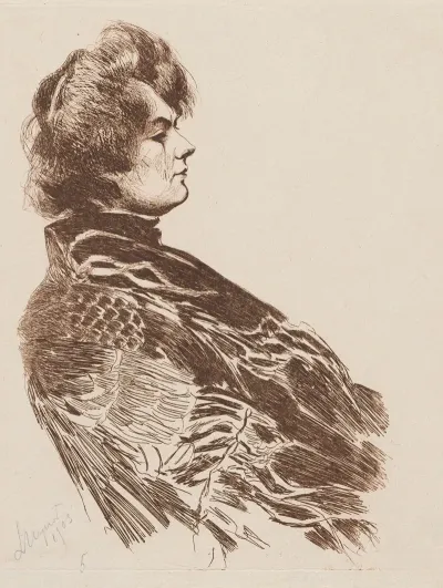 Study Portrait Of Natalia Siennicka