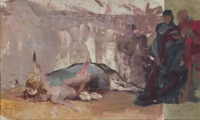 Study To The Painting Christian Dirce