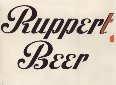 Stylized Logo For Ruppert Beer 4