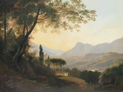 Subiaco In Lazio Near Rome Italy