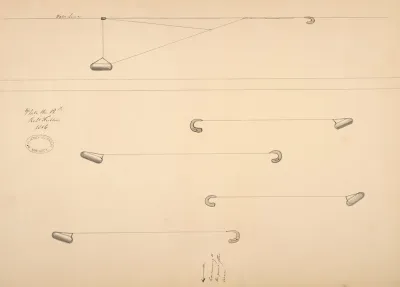 Submarine Bomb Hooks And Cables