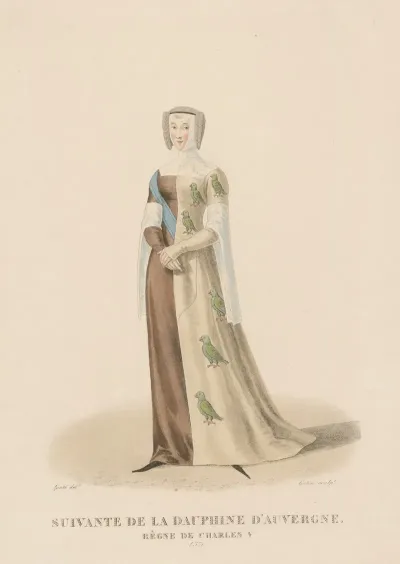 Suivante De La Dauphine Dauvergne Regne De Charles V