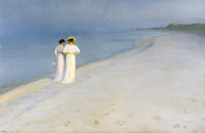 Summer Evening On The Souther Beach